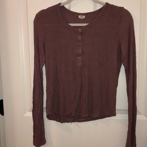 Garage Mauve Long Sleeve Shirt
